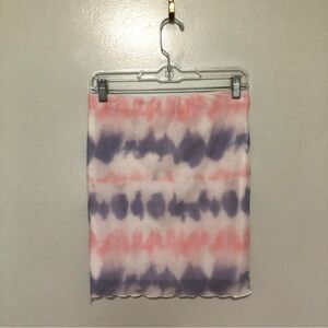 Princess Polly Kristen Skirt Tie Dye Mesh Pink Purple 8